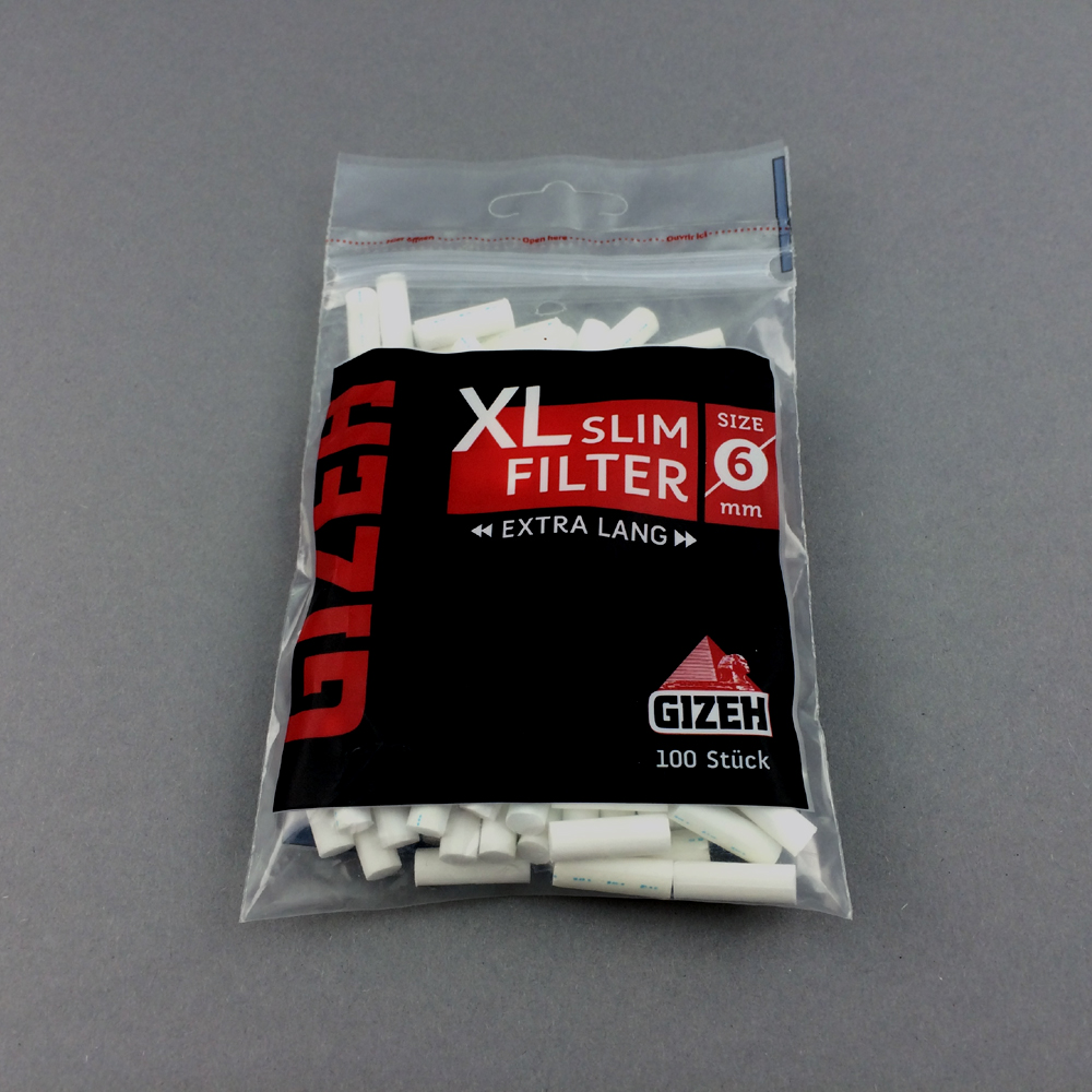Gizeh XL Slim Filter, 100 Stück, Einweg, Filter